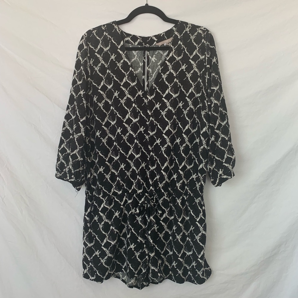 Banana Republic Black and White Romper